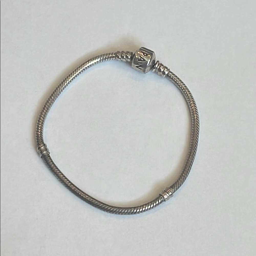 Pandora Moments Barrel Clasp Snake Chain Bracelet